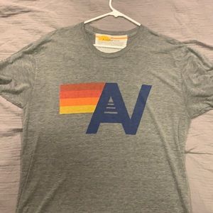 Aviator Nation Gray Logo T-Shirt -FREE STICKER!